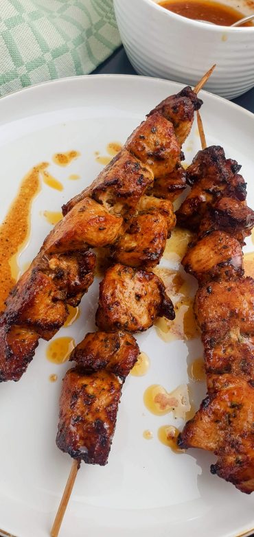 Lemon Pepper Chicken Kabab
