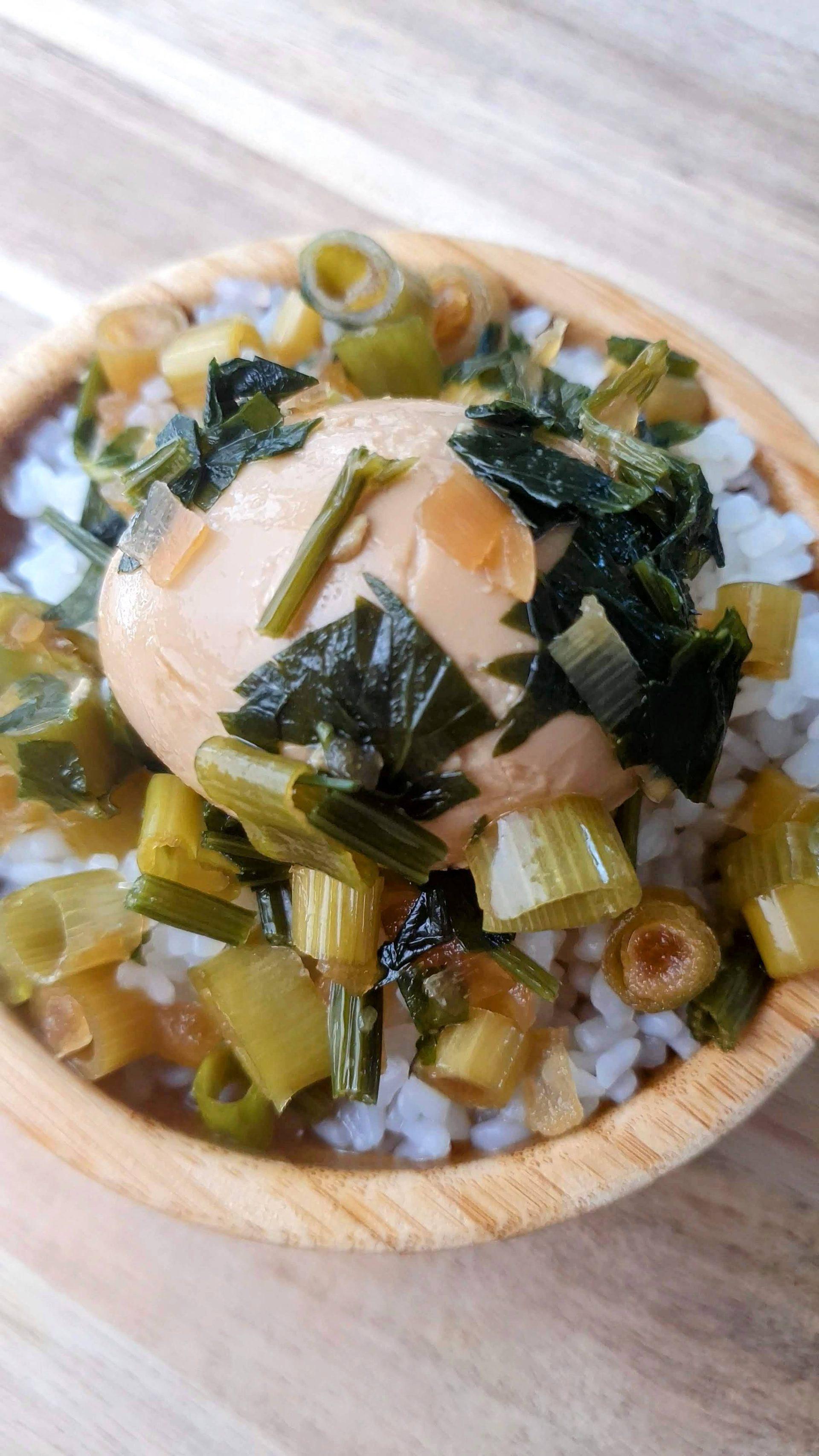 Marinated Eggs with Low-Carb Rice