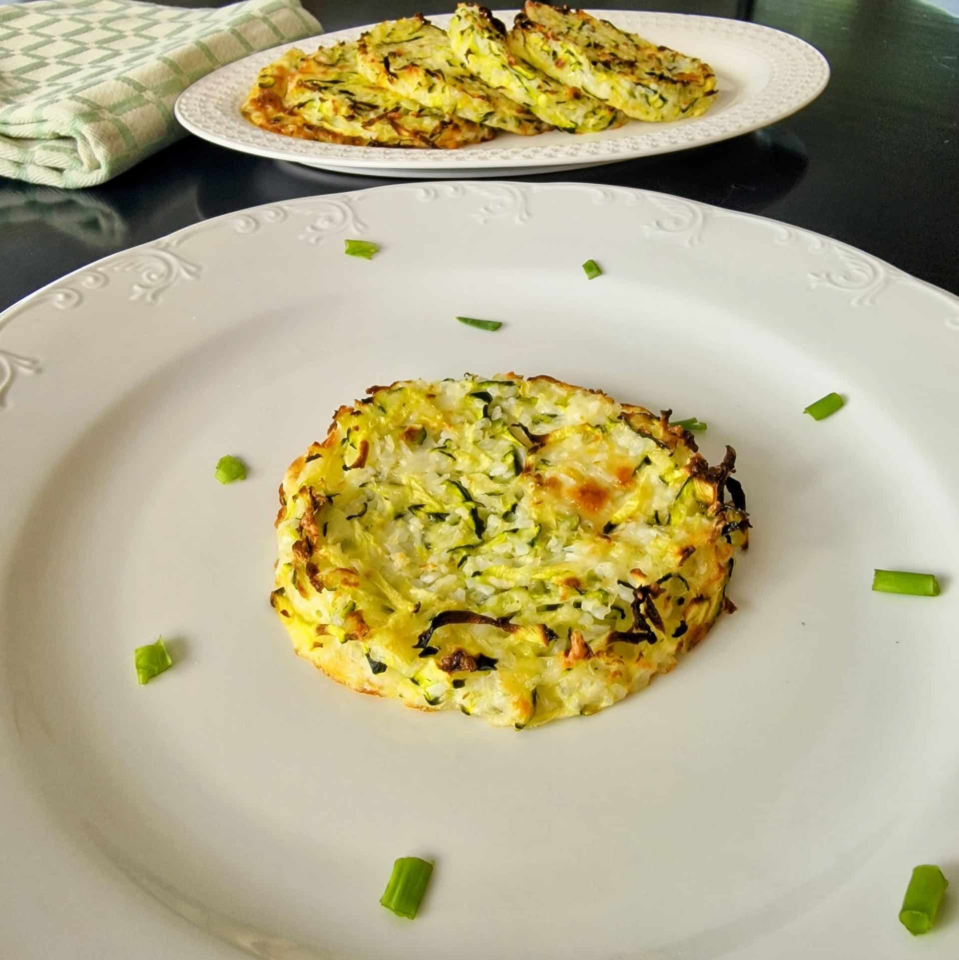 Zucchini Low-Carb Rice Fritters