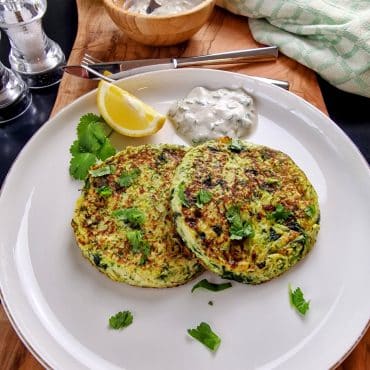 Zucchini Spinach Pancakes