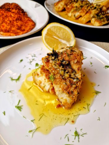 Lemon Garlic Butter Codfish
