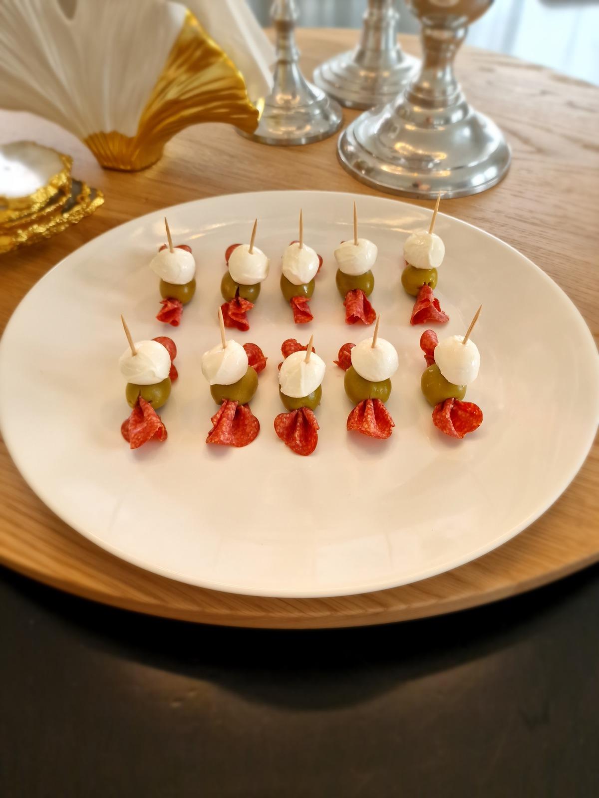 Mozzarella Olive Beef Bites