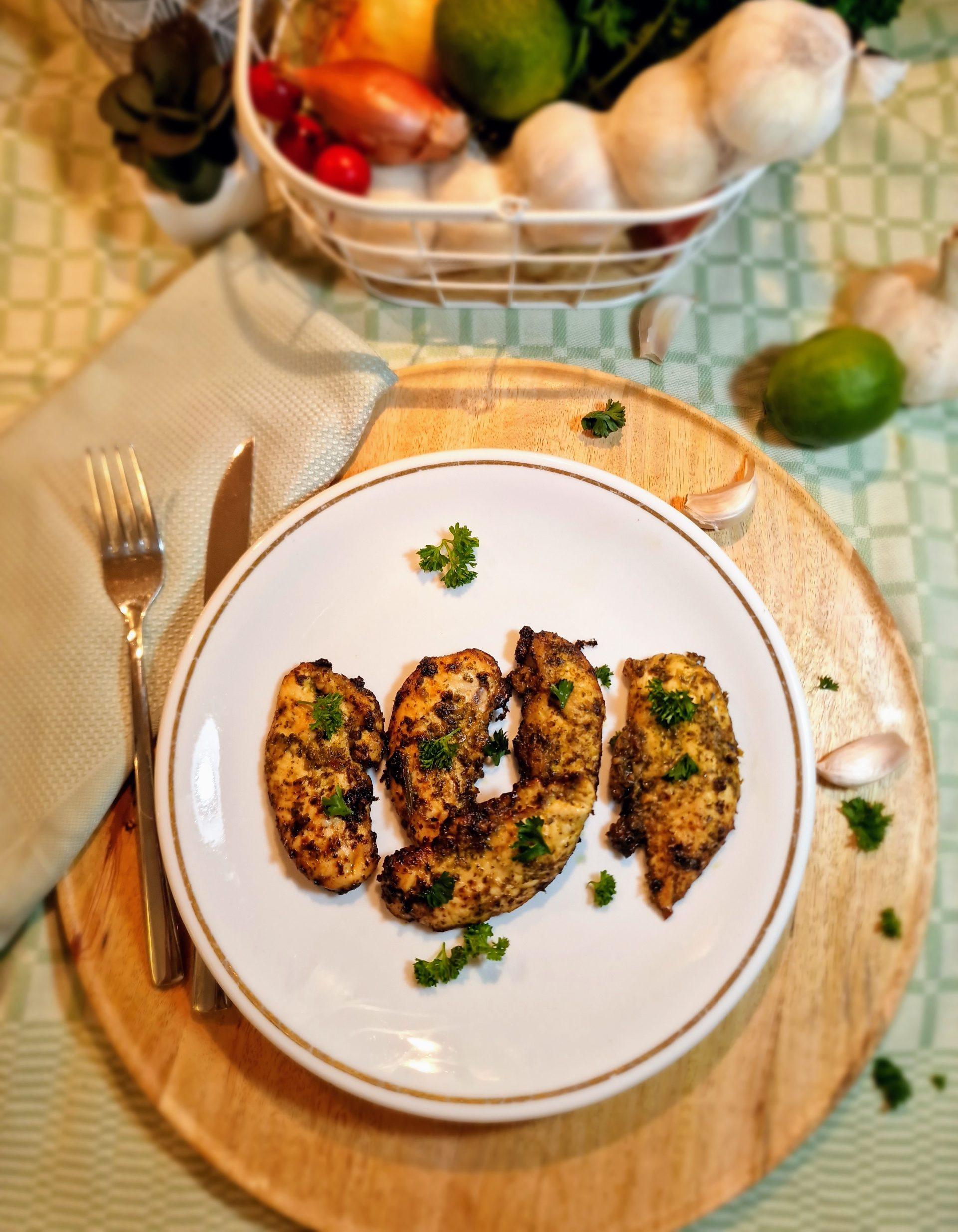 Deliciously Crispy Air Fryer Chicken Tenders with Zesty Herb Marinade